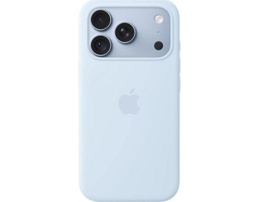 APPLE MK934ZM/A iPhone 18 Pro Max için MagSafe özellikli Silikon Telefon Kılıfı - Taze Mavi
