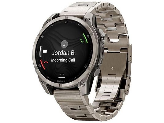 GARMIN Fenix 8 – Amoled Sapphire Vented Kayışlı 47 mm Akıllı Saat Titanyum