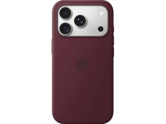 APPLE MK8U4ZM/A iPhone 18 Pro için MagSafe özellikli Silikon Telefon Kılıfı - Bordo